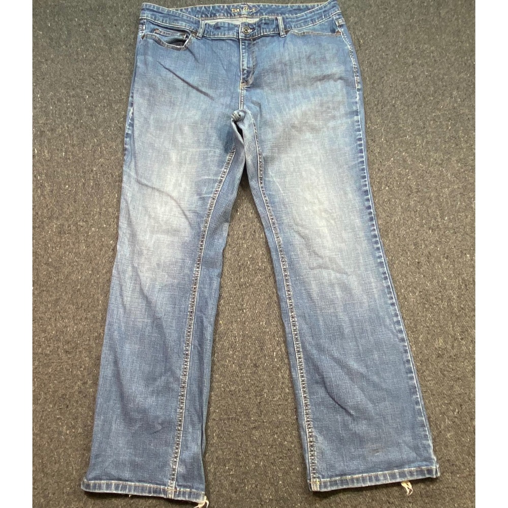 Old Navy The Flirt Jeans Sz 22 Womens Blue Bootcut Mid Rise Y2K Skater Retro 90s